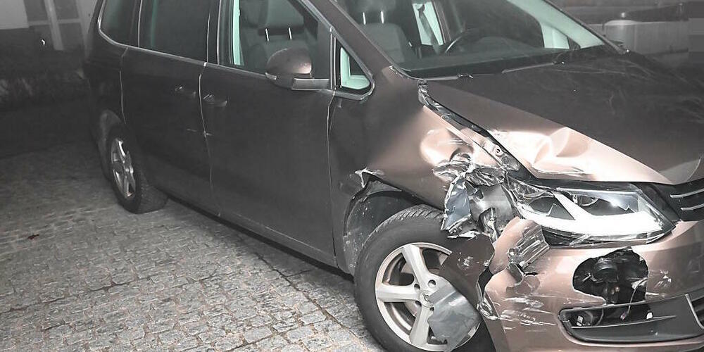 Das Unfallfahrzeug von Wil.