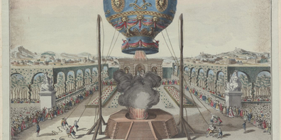 Heissluftballon der Brüder Montgolfier
