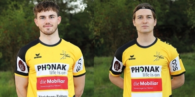 Linard Martis (links im Bild) und Tim Schmidt 
