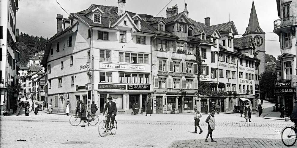 Viel anders sieht der Marktplatz heute auch nicht aus ...