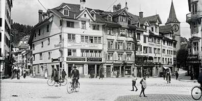 Viel anders sieht der Marktplatz heute auch nicht aus ...