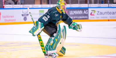 HC Thurgau-Torhüter Loic Galley während eines Spiels.