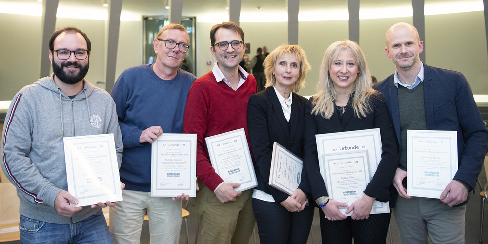 Die Gewinner des Ostschweizer Medienpreises 2019