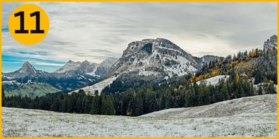   Nachdem im Oktober erneut rekordwarme Temperaturen verzeichnet wurden, erreicht uns anfangs November plötzlich eine Kaltfront – und damit der erste Schnee in höheren Lagen.