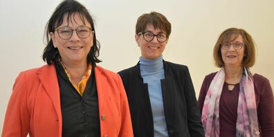 Sabine Rein, Monika Knill, Katharina Holzinger informierten.
