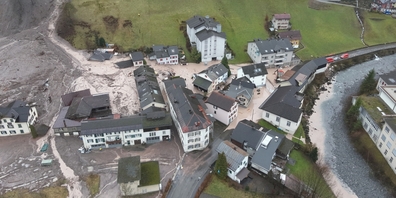 Das Ausmass der Gebäudeschäden durch die neuesten Ereignisse in Schwanden GL kann noch nicht abschliessend beurteilt werden. (Archivbild)