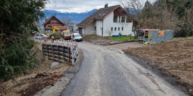Der wieder instandgesetzte Teil der Husenstrasse