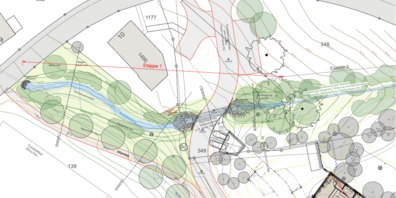 Situationsplan Churzebach