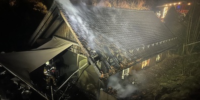 Brand am frühen Weihnachtsmorgen in Schwarzenbach.