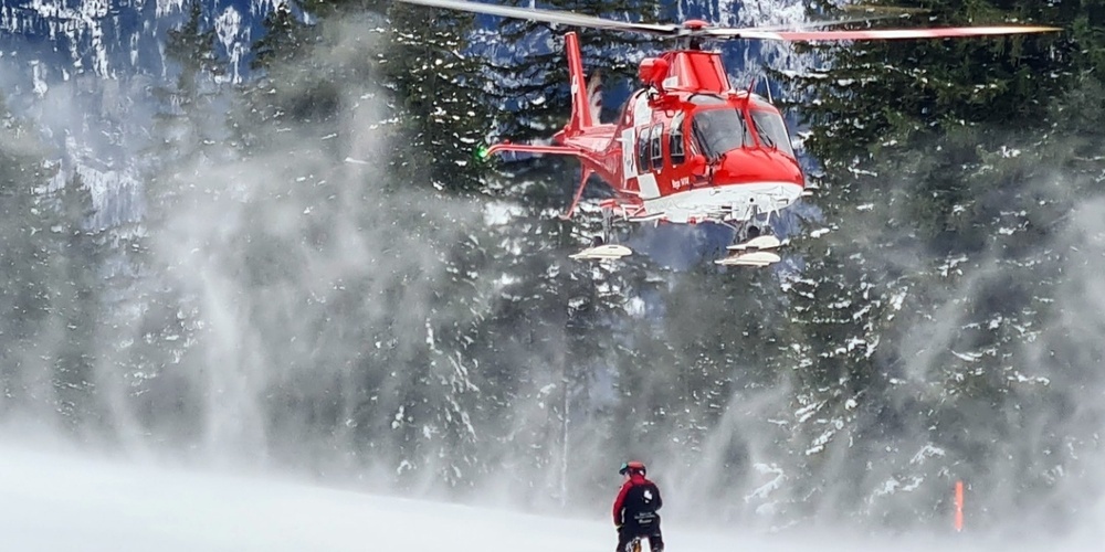 Der Schweizer wurde mit dem Heli ins LKH Feldkirch geflogen (Archivbild)