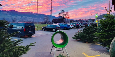 Der Christbaum-Verkauf bei der Landi in Wangen lief gut, eine Reihe Bäume blieb trotzdem übrig.