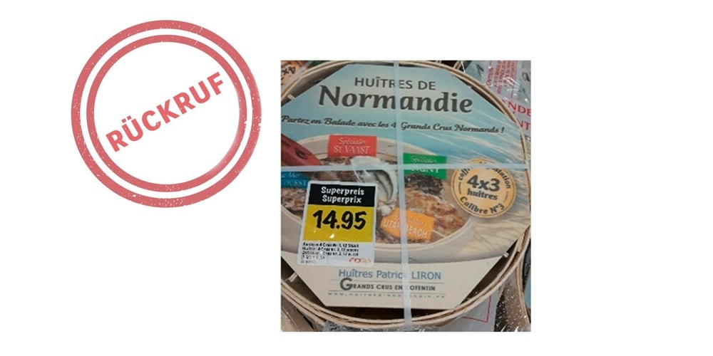 Coop ruft zwei Austern-Produkte vom Anbieter Sàrl Grands Crus en Cotentin zurück.