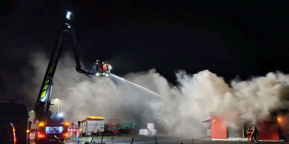 Die Feuerwehr brachte den Brand rasch unter Kontrolle.