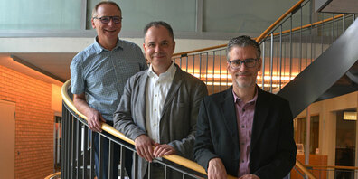 Stephan Giger, Martin Welzel und Markus Leimgruber