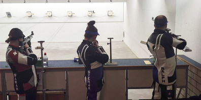 Sarah Hügli, Svenja Wehle und Ralph Frey trugen zum Erfolg der Schaffhauser Schützengesellschaft bei. 