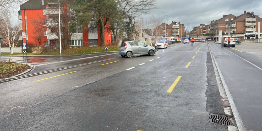 An der Industriestrasse kam es zum Unfall