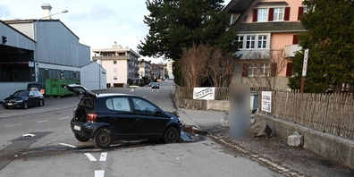 Unfall in Gossau.