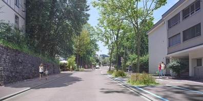 So könnte die Teufenerstrasse dereinst aussehen