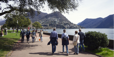 Sommergefühle an Weihnachten:  Im Tessin kann an Heiligabend an den Seepromenaden flaniert werden. (Archivbild)