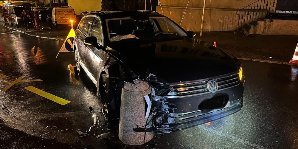 In Bertschikon ereignete sich ein Selbstunfall.