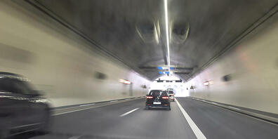 Bis zu 79 Km/h zu schnell waren die Autofahrer im Islisbergtunnel unterwegs. (Symbolbild)