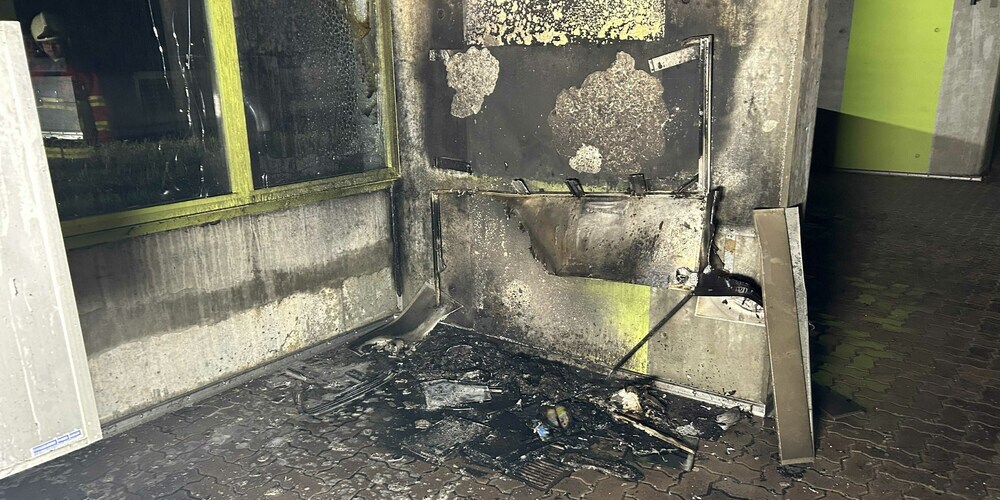 Hier waren kürzlich noch Briefkästen auf dem Bild