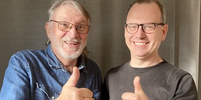 Ueli Bigler, Vorstandsmitglied (l) und Rolf Bregg, Präsident.