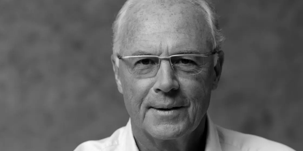 Kaiser und Lichtgestalt: Franz Beckenbauer.