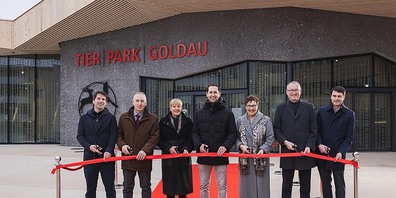 Der neue Eingangsbereich wurde feierlich eröffnet.