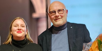 Christoph Hürsch (die Mitte) ist neuer Präsident des Wiler Stadtparlaments, Meret Grob (GRÜNE prowil) neue Vizepräsidentin.