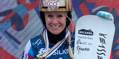Gibt Jugendlichen konkrete Tipps, um mit dem Druck in der Berufswahl umzugehen: Snowboard-Weltmeisterin Julie Zogg.