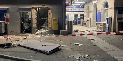In Ziegelbrücke, beim Bahnhof, ist der Geldautomat gesprengt worden. 