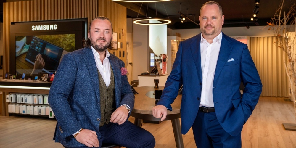 Inhaber Marijan Andelic (links) und CEO Marcel Dossenbach von Swiss Mobile GmbH.