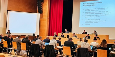 Gossauer Stadtparlament tagt im Fürstenlandsaal (Archivbild).