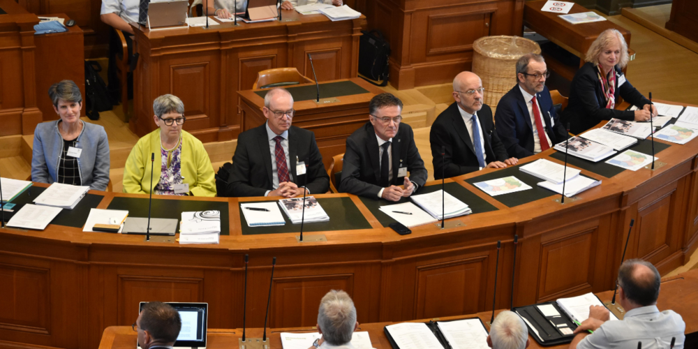 Ab 2024 gehört dieses Bild der Vergangenheit an: Drei Mitglieder des heutigen Administrationsrats demissionieren per Ende 