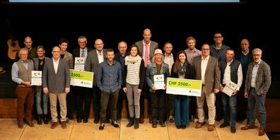 Die Preisträger an der Verleihung im Thurgauerhof Weinfelden.