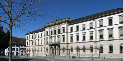 Das Thurgauer Regierungsgebäude in Frauenfeld. (Archivbild)