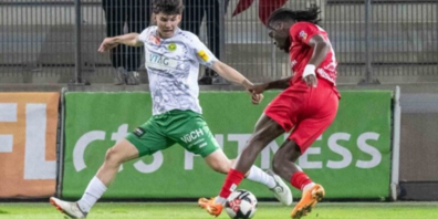 Hier spielt Brühls Innenverteidiger Bung Tsai Freimann gegen Biel 