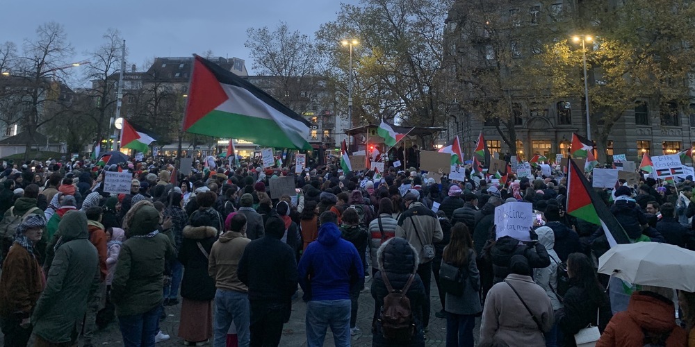 Nach Pro-Palästina-Kundgebungen auf dem Helvetiaplatz vor einigen Monaten, wurde nun auch in der ETH Zürich demonstriert. 