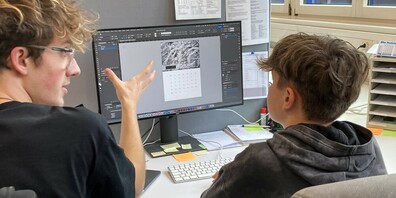 Ein Kalender entsteht.