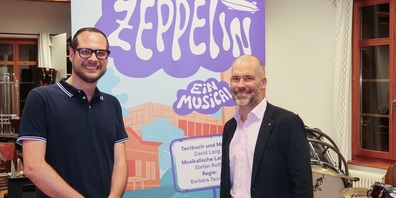Christian Schärer (links) und Daniel Bodenmann (rechts) freuen sich auf die Aufführung.