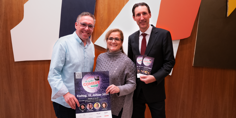 Beat Müller, Maria Pappa und Michael Vogt