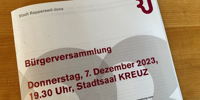 In einem Überraschungs-Coup soll Rapperswil-Jona an der Bürgerversammlung vom 7. Dezember eine total neue Regierungsform erhalten. Viele zweifeln am Vorgehen.