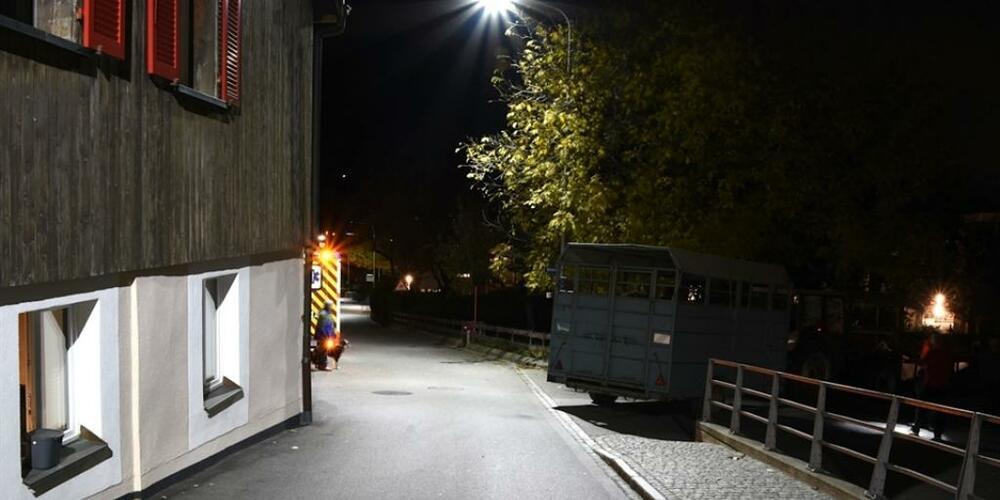 Der Unfall geschah auf der Kreuzung der Hirschengasse in Richtung Winkel in Igis GR.