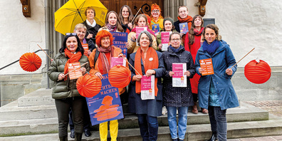Mit der Aktion «16 Tage gegen Gewalt an Frauen» soll auf häusliche und insbesondere psychische Gewalt aufmerksam gemacht werden. (Archivbild)
