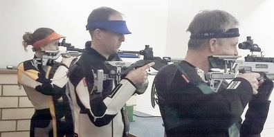 Voller Einsatz der Schaffhauser Schützengesellschaft.