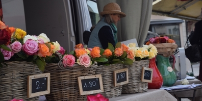 Vorläufig wird es leider keinen Märt-Stand mit frischen Rosen geben.