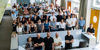 Das Team der W+P Weber und Partner AG am Hauptsitz Wil