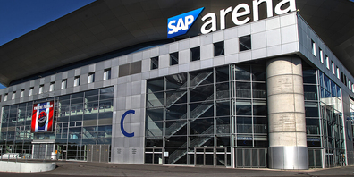 Rund um das Stadion der Mannheimer "Adler" randalierten sogenannte Fans der SCRJ-Lakers.