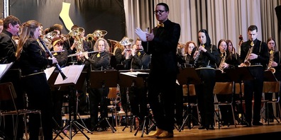 Der MV Harmonie Oberriet zeigte ein abwechslungsreiches, musikalisch hochstehendes Programm.